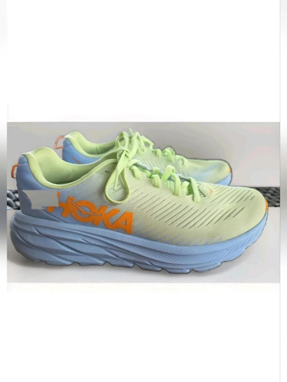 Hoka One W RINCON 3 Women’s 8.5 B Running  Shoe 1119396 BSSNG Euc